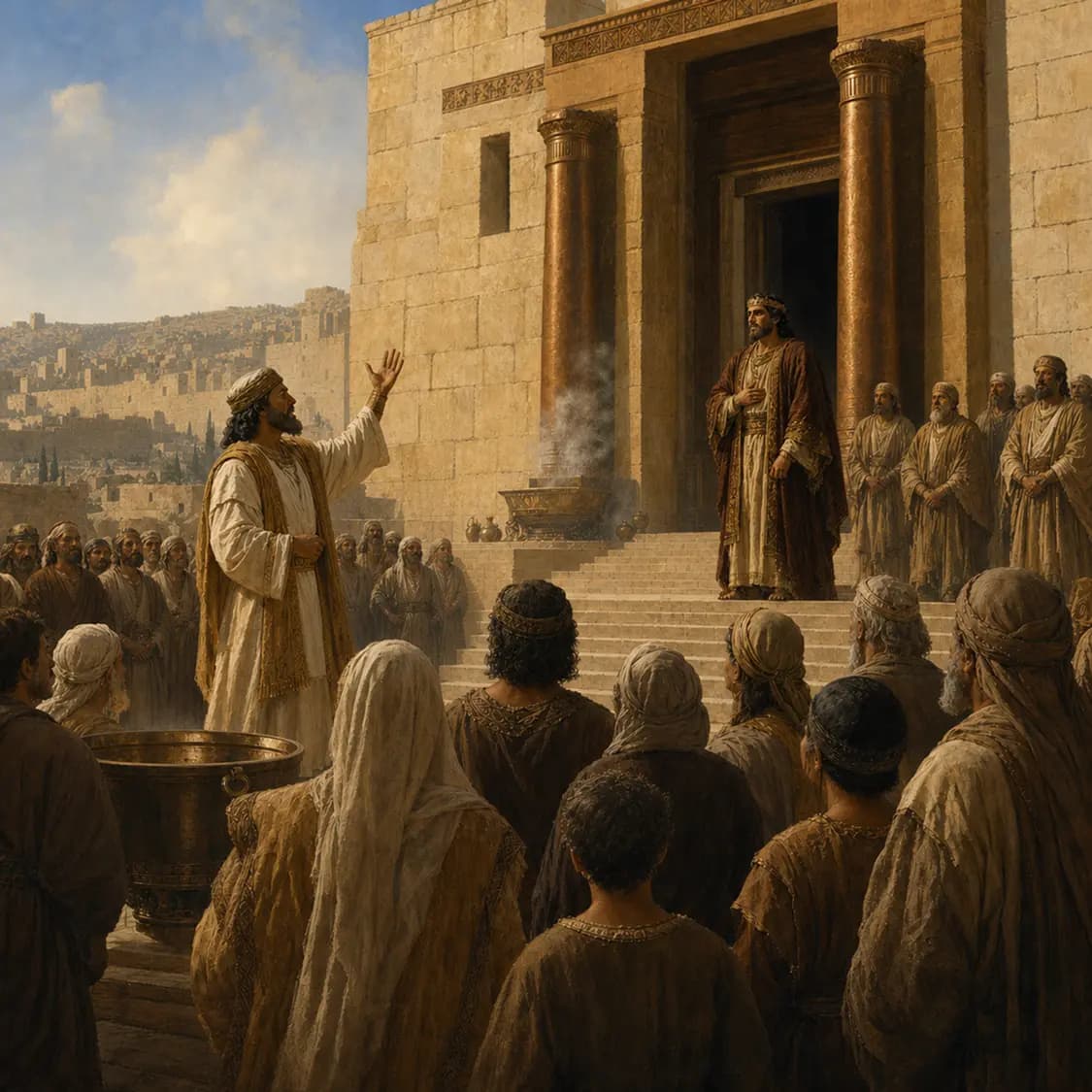 Solomon Dedicates the Temple