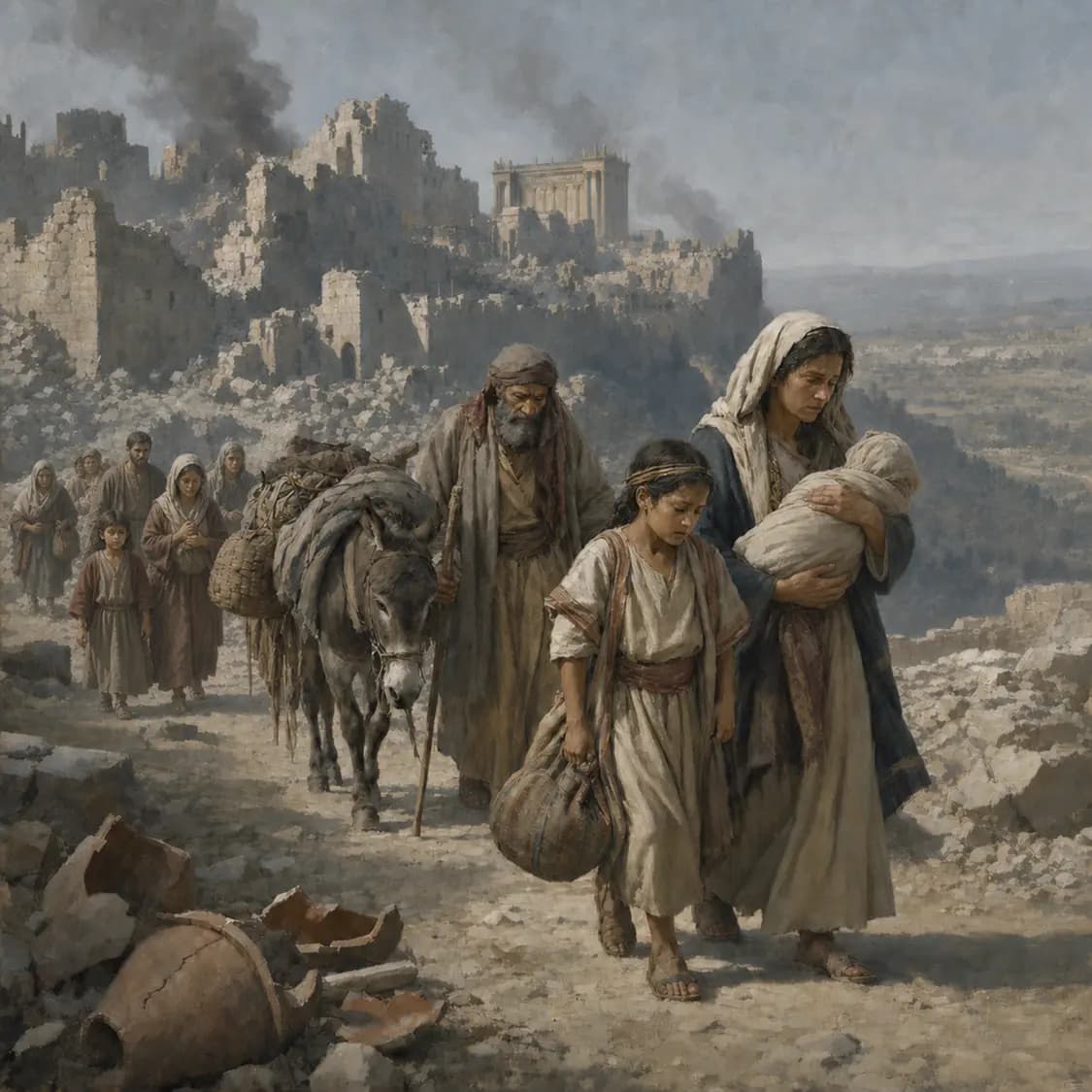 Jerusalem Falls and Judah Goes into Exile