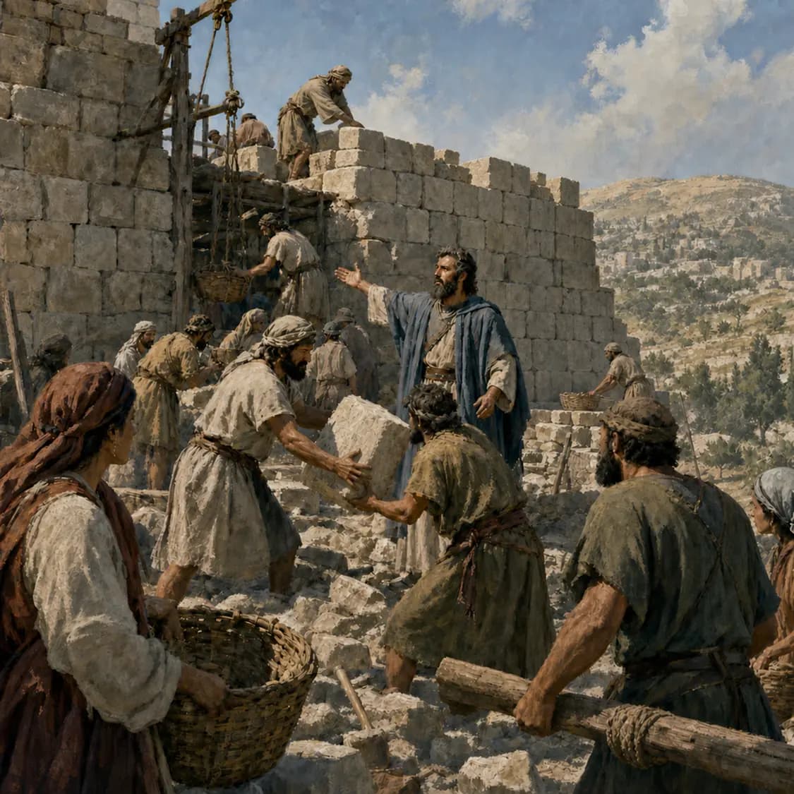 Nehemiah Rebuilds Jerusalem’s Wall