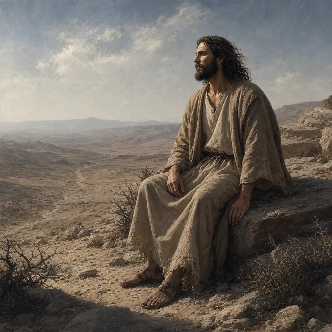 Jesus Is Tempted in the Wilderness
