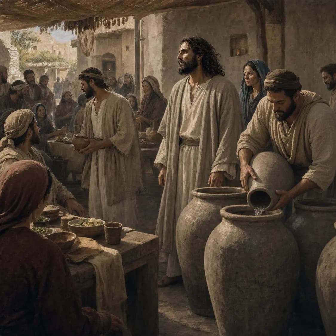 Jesus Turns Water into Wine