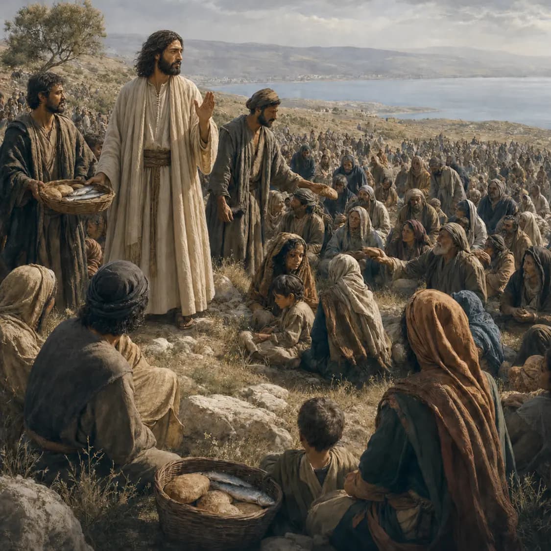Jesus Feeds Five Thousand