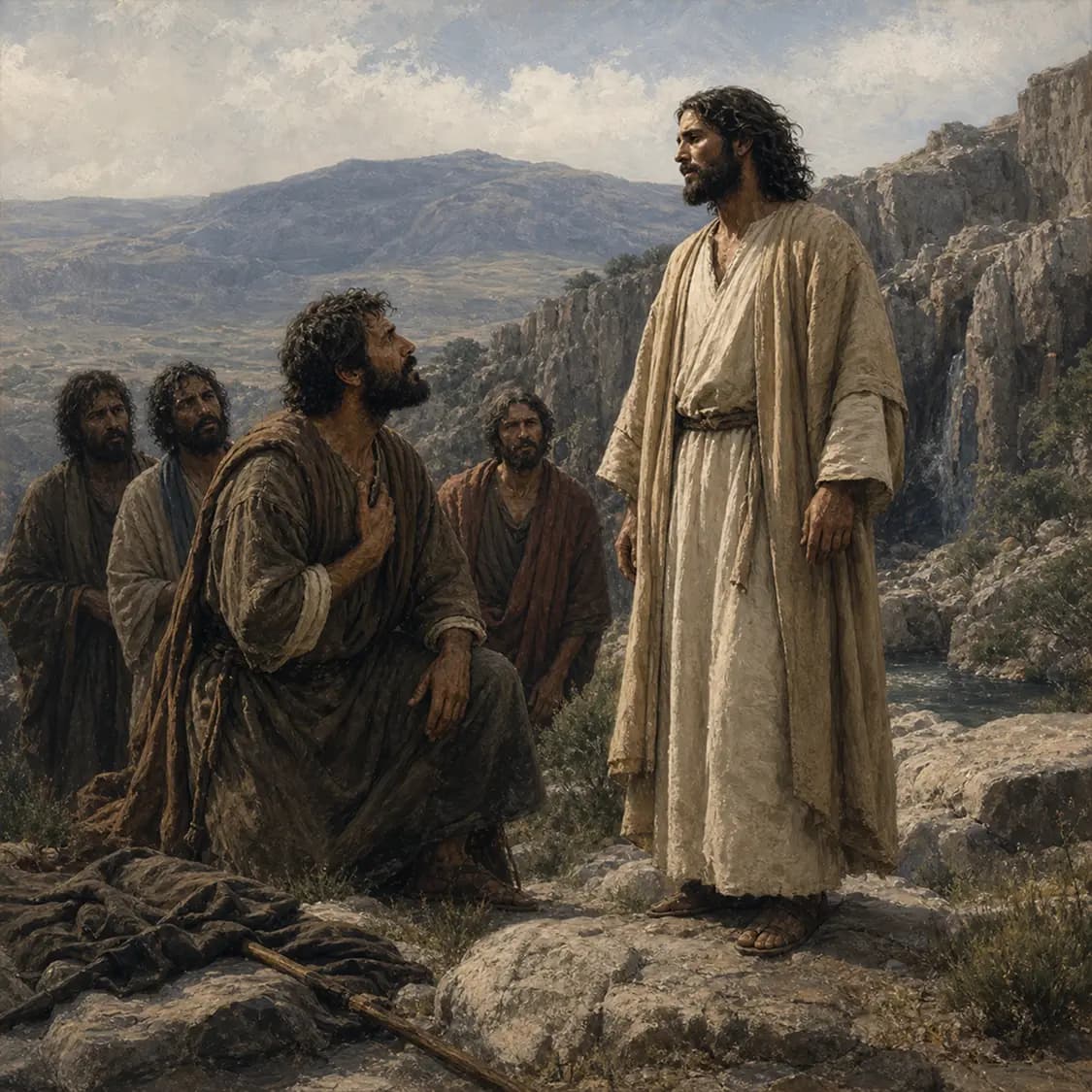 Peter Declares That Jesus Is the Messiah
