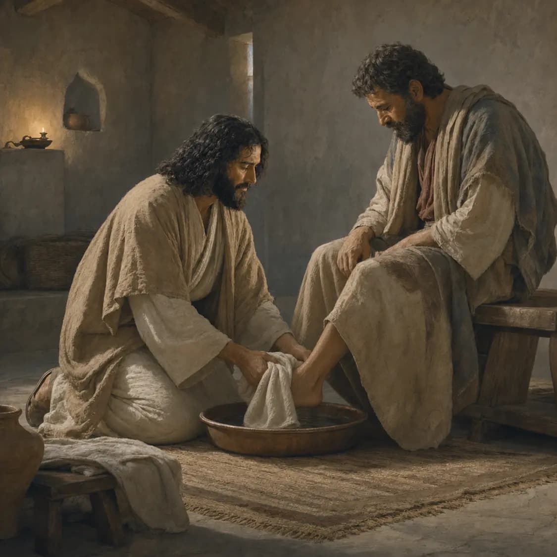 Jesus Washes His Disciples’ Feet
