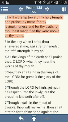 Blue Letter Bible official U.S. Android Google Play screenshot, September 2026