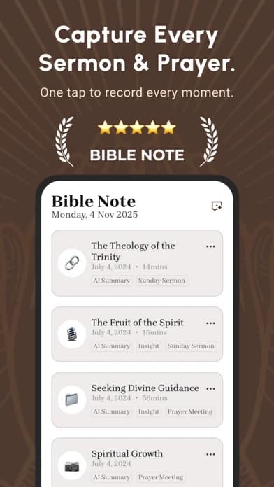Bible Note official U.S. iPhone App Store screenshot used as sermon-workflow evidence, September 2026