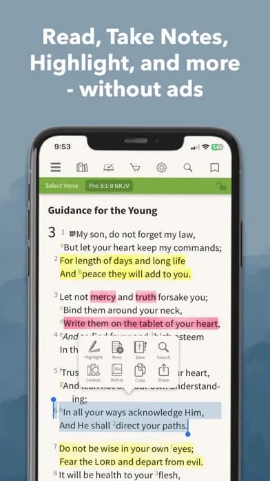 Official US iOS App Store image for Olive Tree Bible App